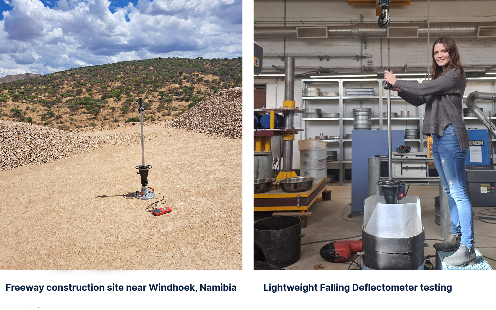 Correlating LWD Modulus and CBR for optimal compaction in pavement layers 